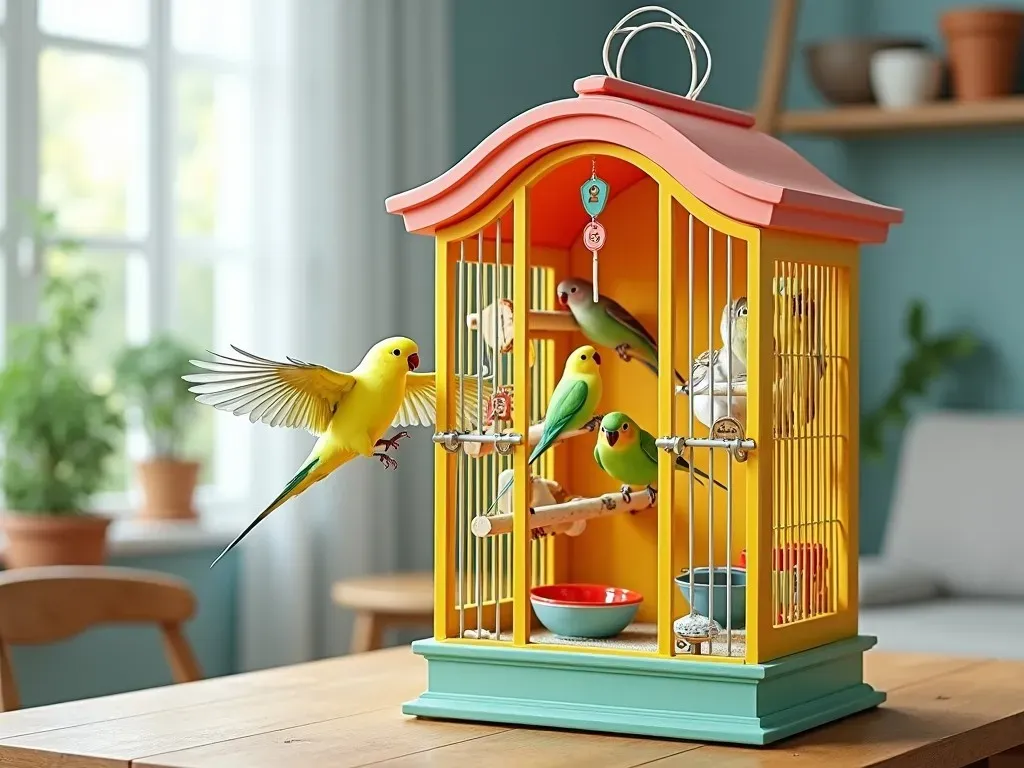 インコ ケージ バードテーブル型