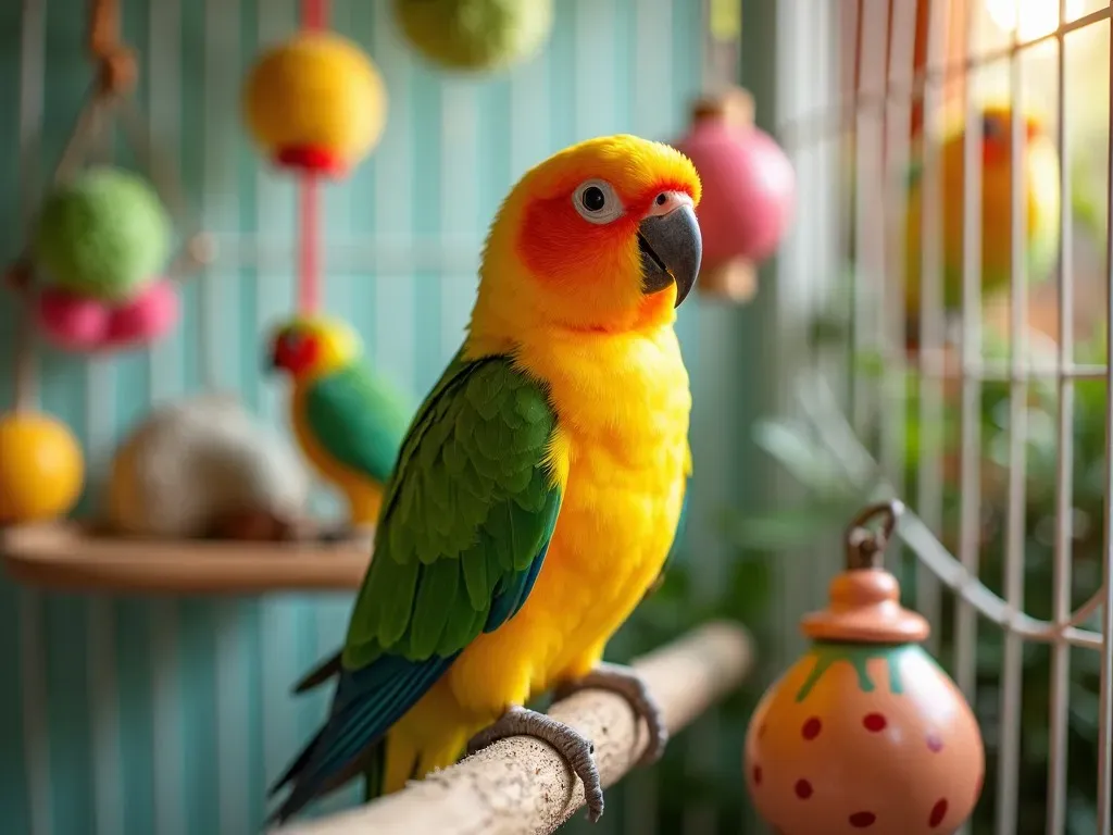 オカメインコのケージ