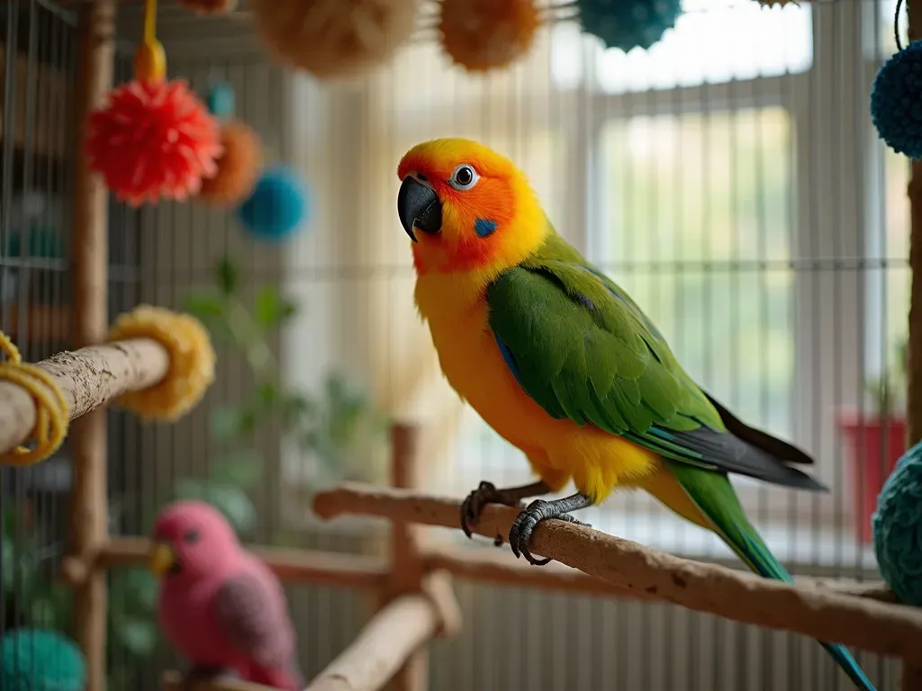 オカメインコのケージ