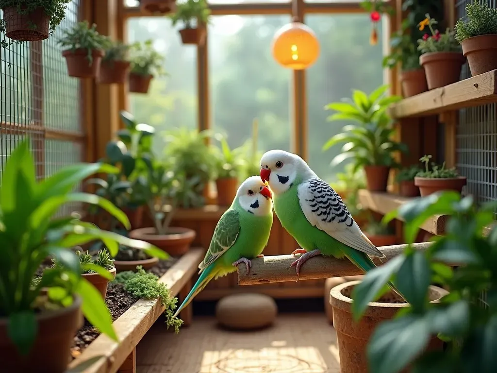 シロハラインコの飼育環境