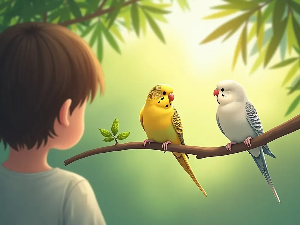 セキセイインコ観察